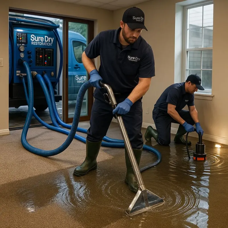 Water Extraction and Removal process in Mifflinville, PA